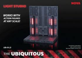 Ubiquitous Diorama Case with Lighting for Action Figures LS Edition by Nova