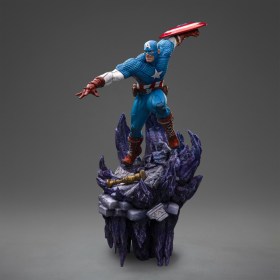 Captain America Marvel Deluxe BDS Art 1/10 Scale Statue by Iron Studios
